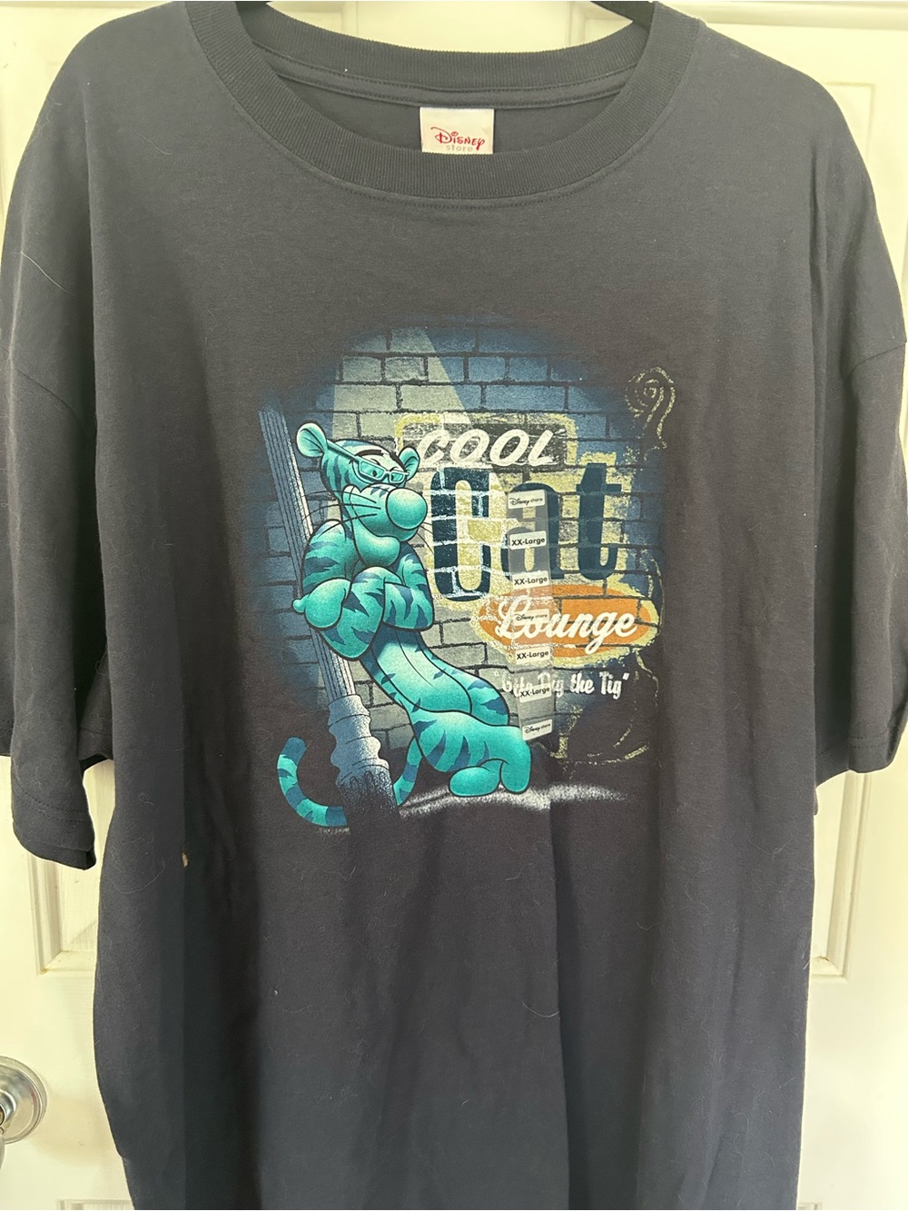 Disney Navy and Teal Tigger in the cool cat lounge Graphic T-Shirt